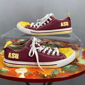 Skicks ASU Arizona State University Low Top Canvas Sneakers Sun Devils Mens 11
